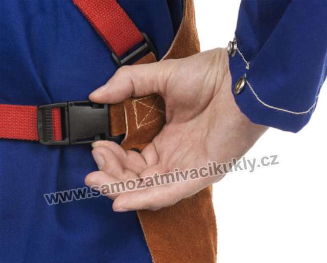 Svářecí zástěra Weldas Lava Brown 107/80 cm