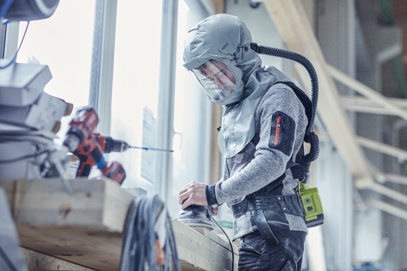 Ochranná kukla Optrel Softhood long černá