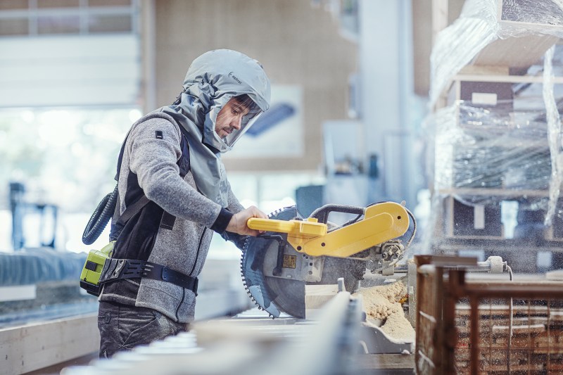 Ochranná kukla Optrel Softhood short bílá