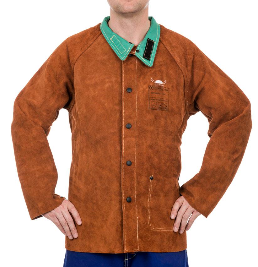 Svářečská celokožená bunda Weldas XLava Brown 44-7300 vel. L