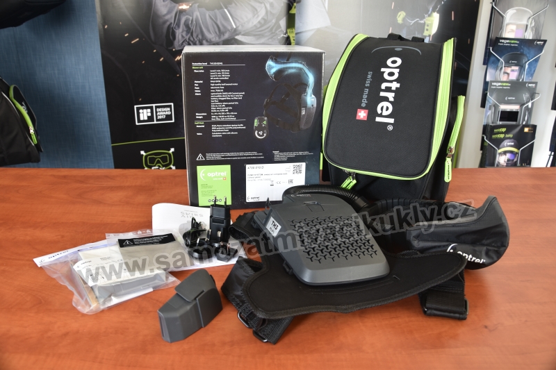 Filtrace Optrel Swiss Air s kombinovaným filtrem A2P a kontrolním panelem