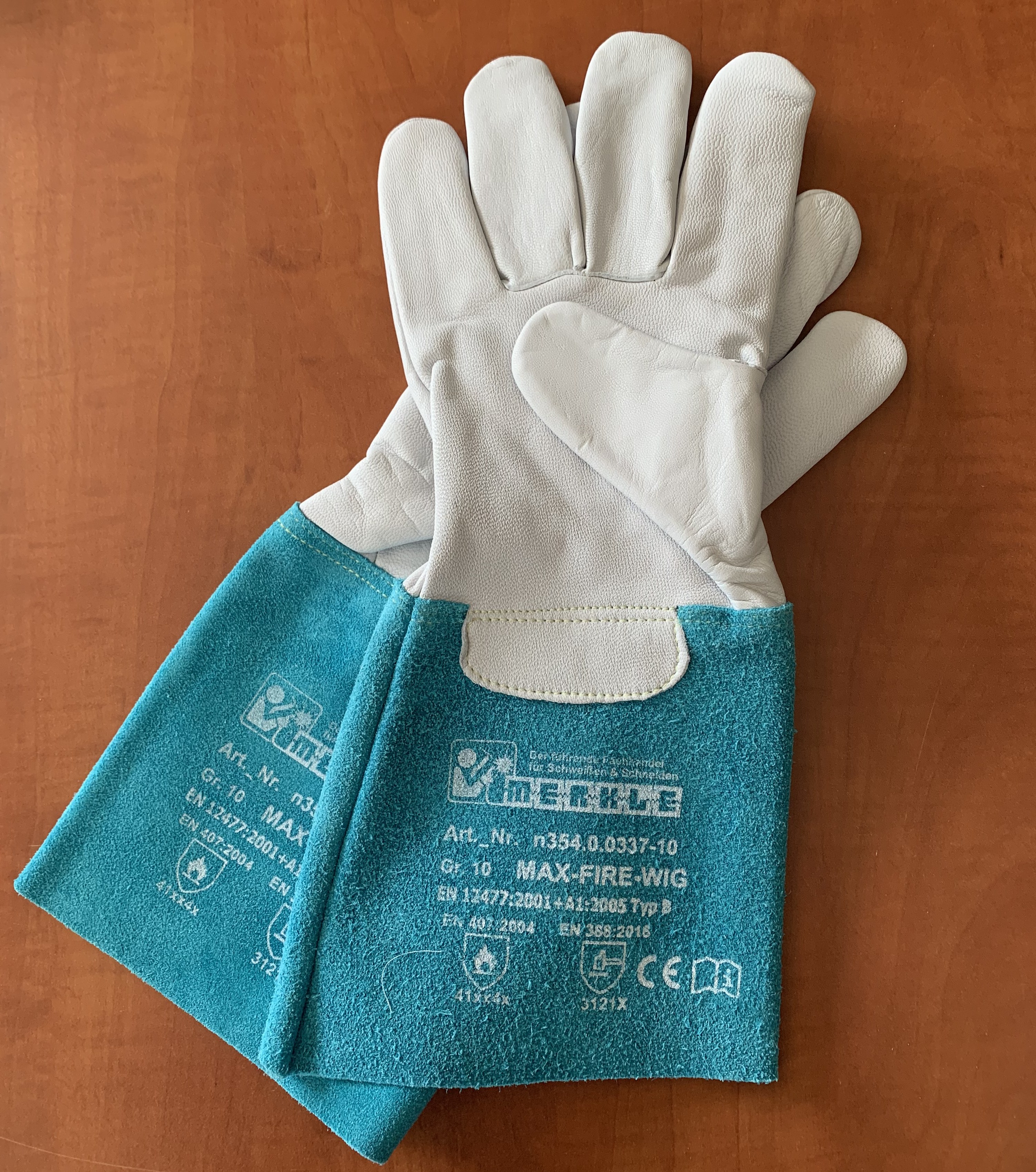 Svařovací rukavice Max-Fire TIG velikost 10