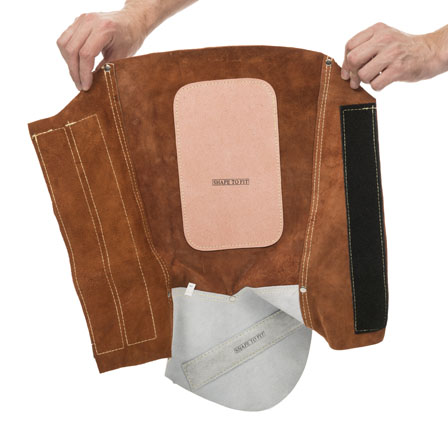 Svářecí ochranné kamaše Weldas Lava Brown
