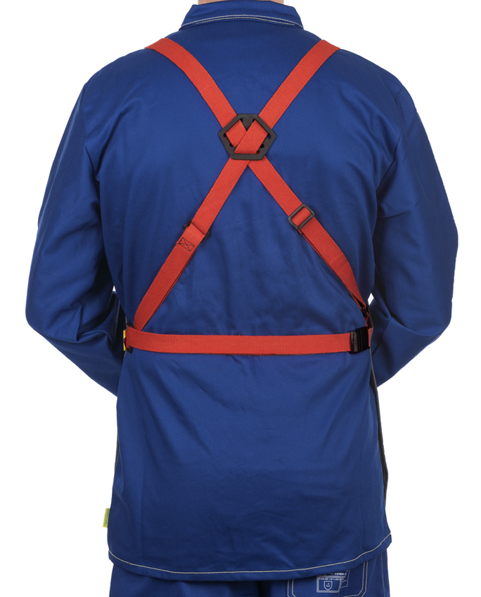 Svářecí zástěra s laclem Weldas Arc Knight 107/60 cm