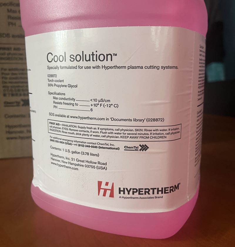 Chladící kapalina Hypertherm 3,8 ltr. 028872