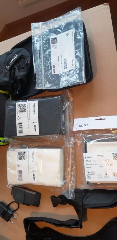 Filtrace Swiss Air + náhradní baterie + filtry + silikonová maska