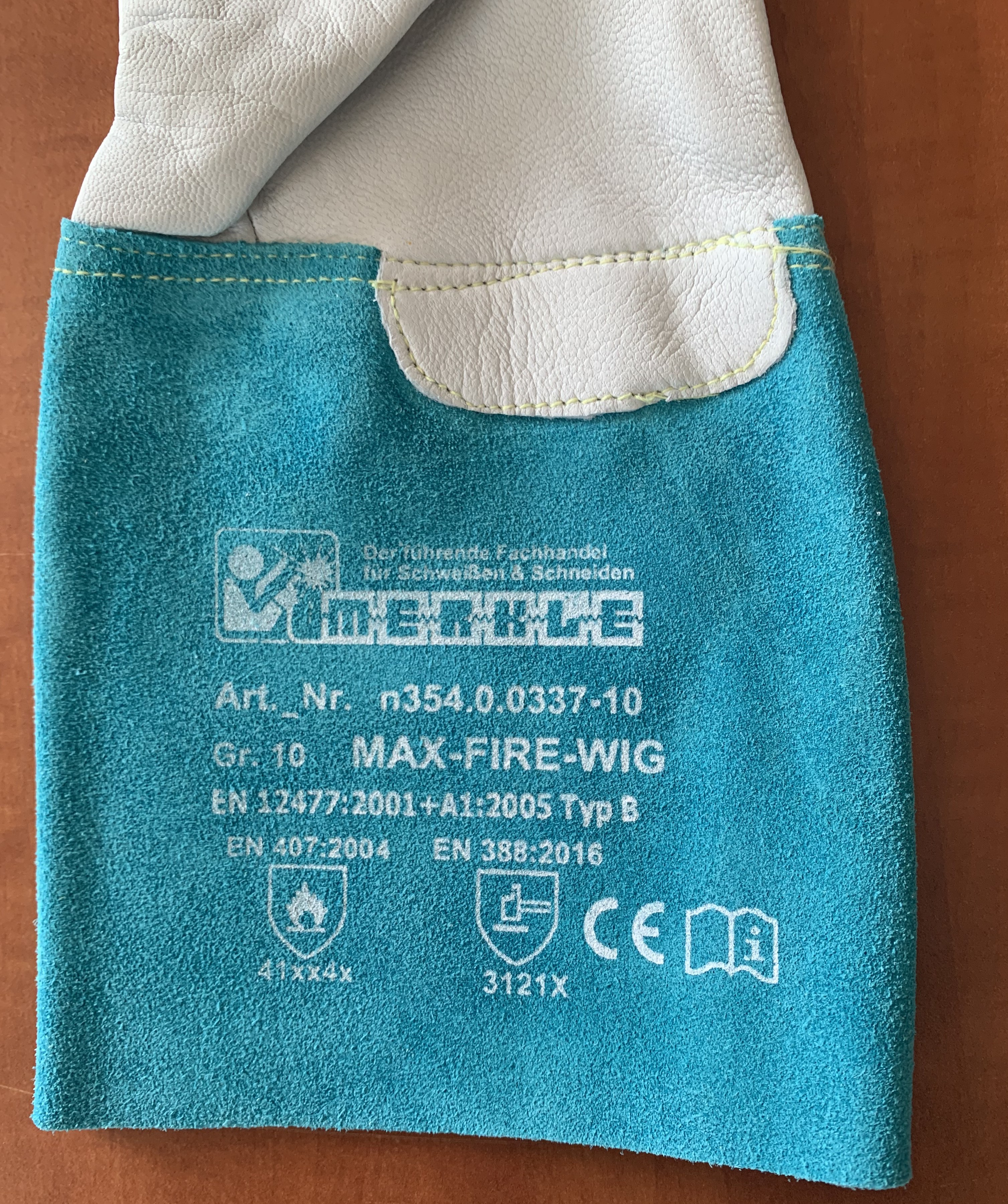 Svařovací rukavice Max-Fire TIG velikost 10