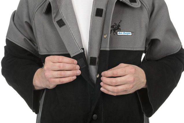 Svářecí kabát Weldas Arc Knight zesílený, velikost L