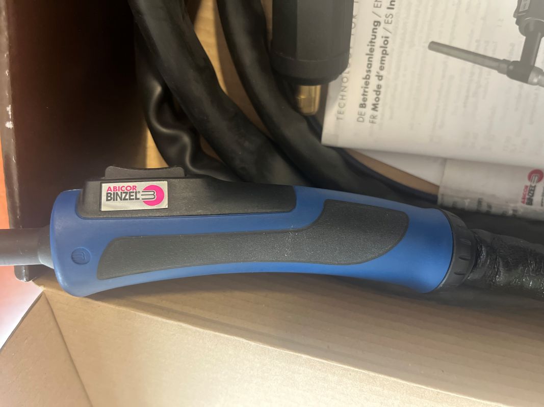 Svařovací hořák Binzel ABITIG 17 Hi F. 4m, 3-pol., ED/DD