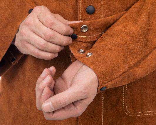 Svářečská celokožená bunda Weldas XLava Brown 44-7300 vel. L