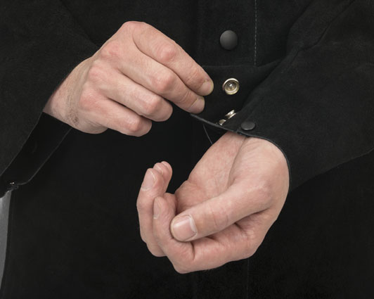 Svářecí kabát Weldas Arc Knight zesílený, velikost L