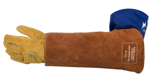 Tepelně odolná ochrana ruky Weldas Lava Brown 44-7028