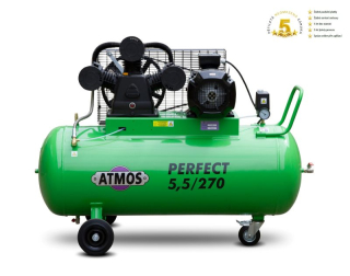 Pístový kompresor Atmos Perfect 5,5/270