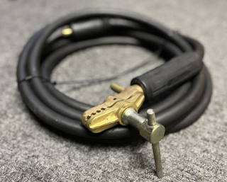 Zemnící kabel 95mm2/4m se svěrkou, guma H01N2-D